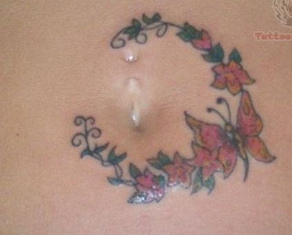 10 Best And Cute Belly Button Tattoo Designs