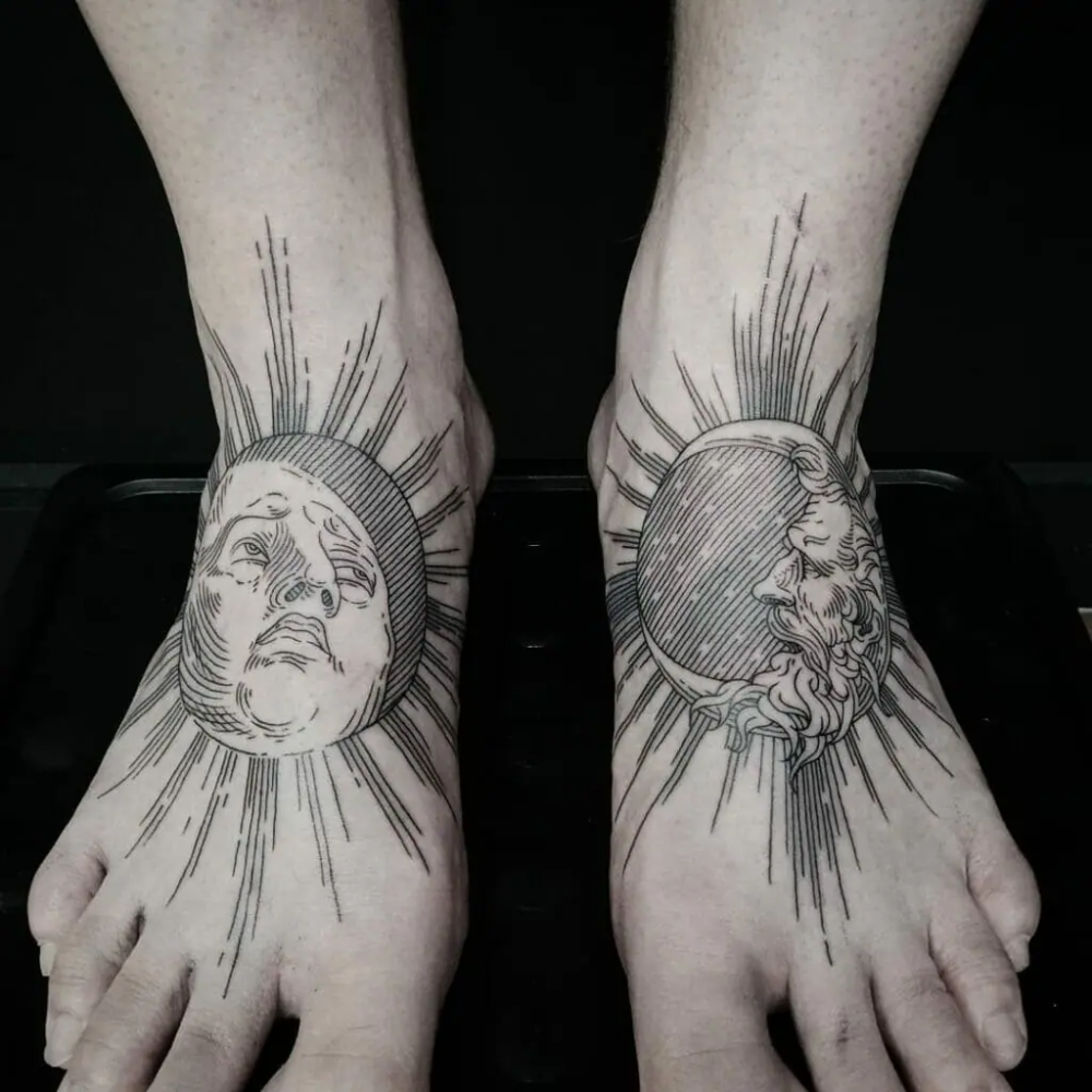 10 Best Sun And Moon Tattoo Ideas You Have To See To Believe Outsons