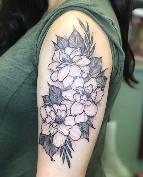 10 Eye Catching Gardenia Flower Tattoo Designs And Ideas Gardenia