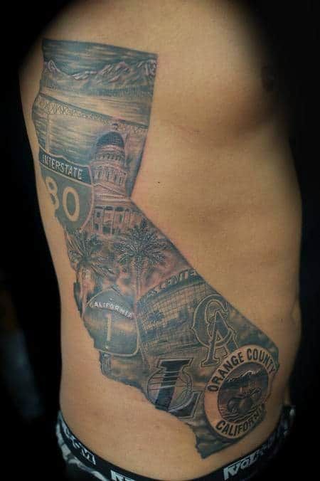 100 Amazing California Tattoo Designs For Men 2023 Guide