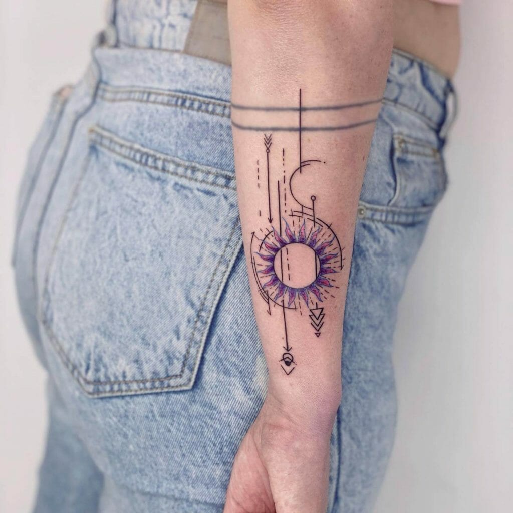 101 Best Geometric Sun Tattoo Ideas That Will Blow Your Mind