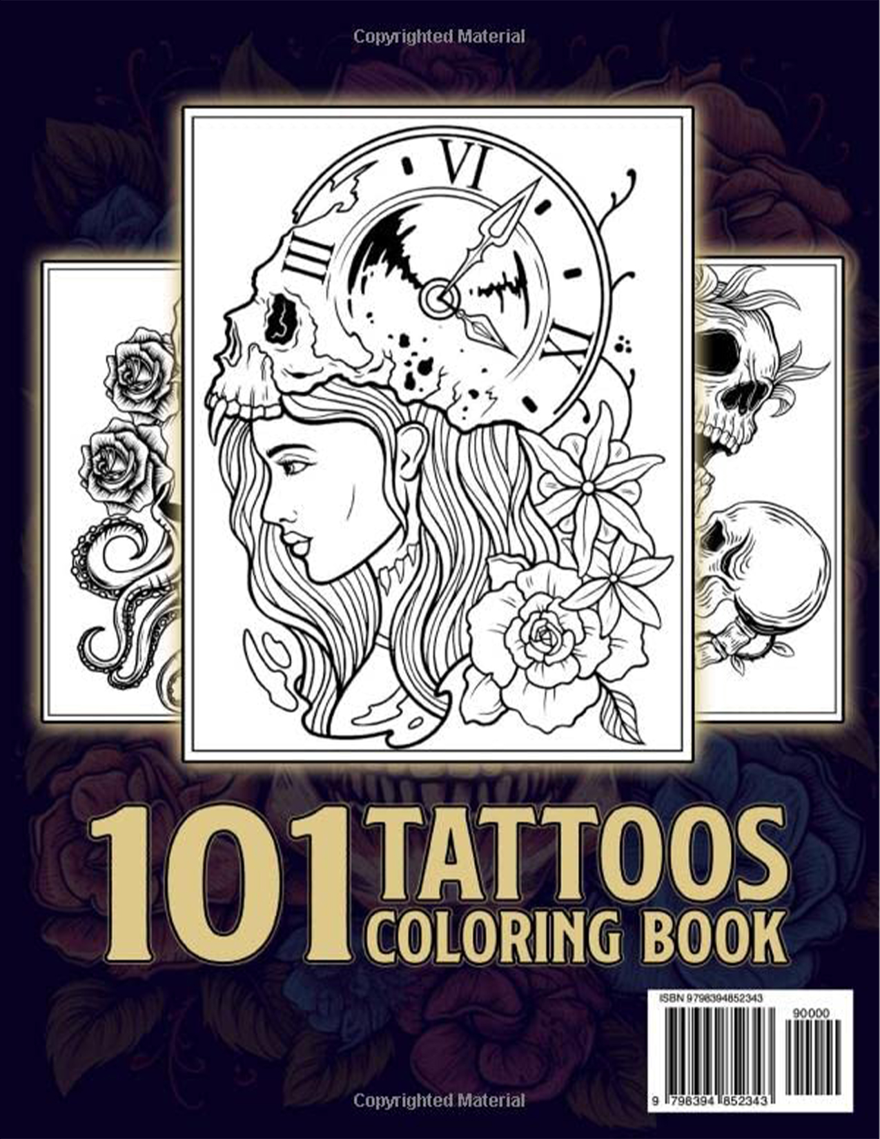 101 Tattoos Coloring Book For Adult Your Color Book