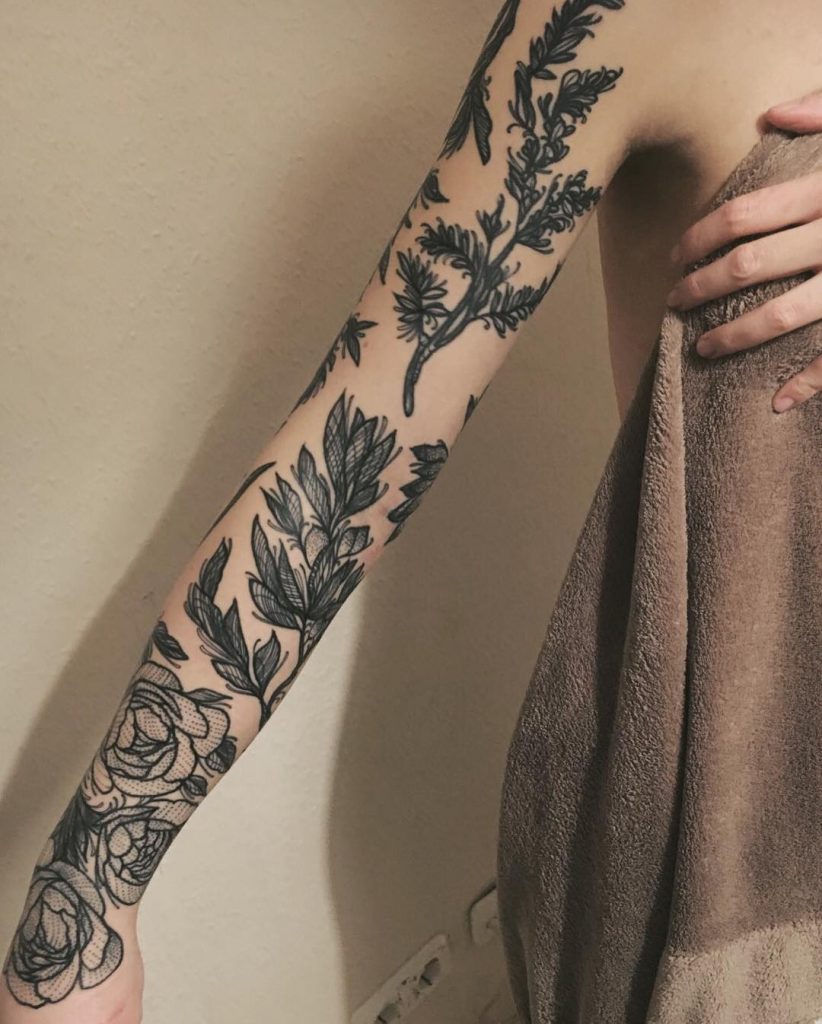 12 Best Men Floral Sleeve Tattoos Images Sleeve Tattoos Tattoos