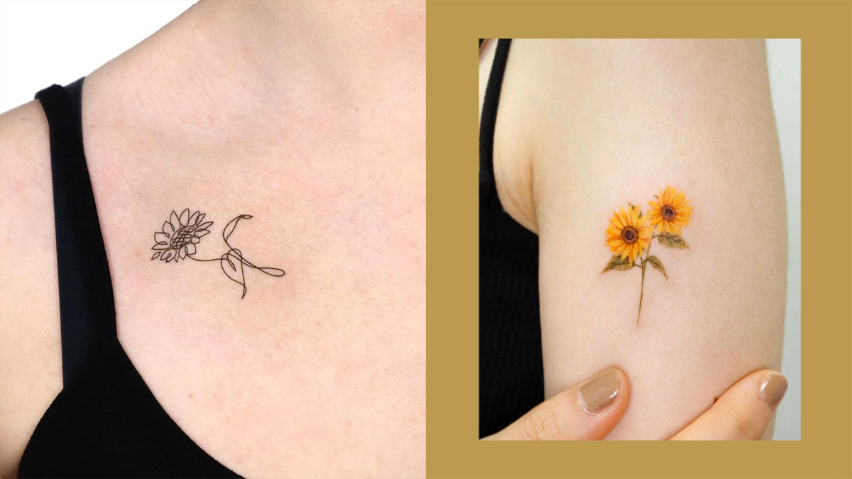 12 Elegant And Minimalist Sunflower Tattoo Ideas Preview Ph