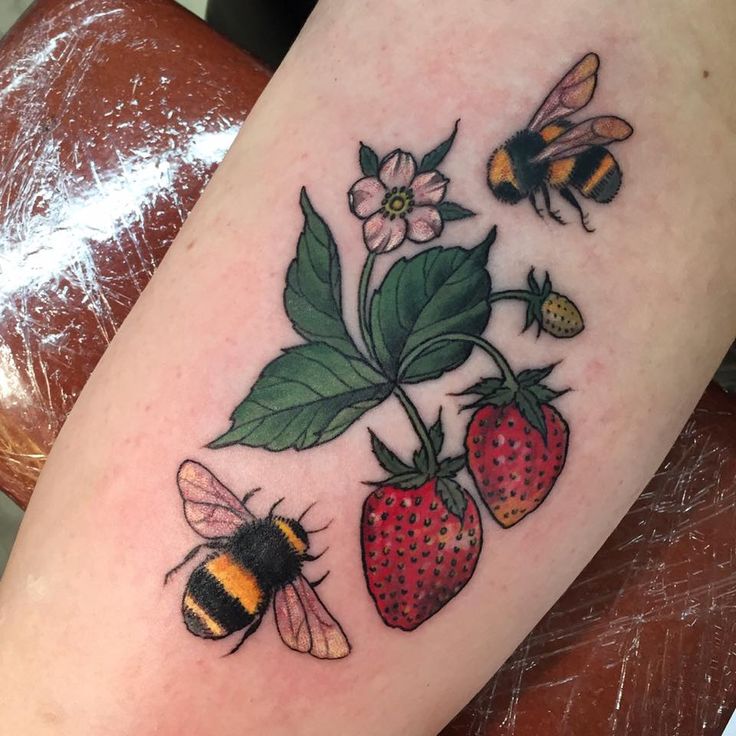 125 Amazing Strawberry Tattoos Ideas You Should Know Wild Tattoo Art Strawberry Tattoo Wild