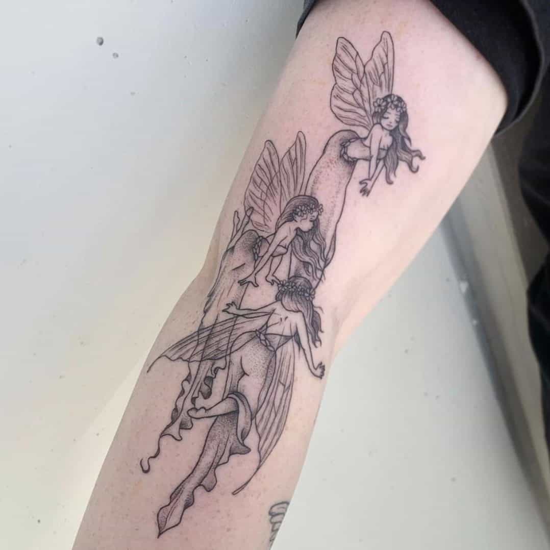 15 Pretty Fairy Tattoo Designs With Names And Meanings