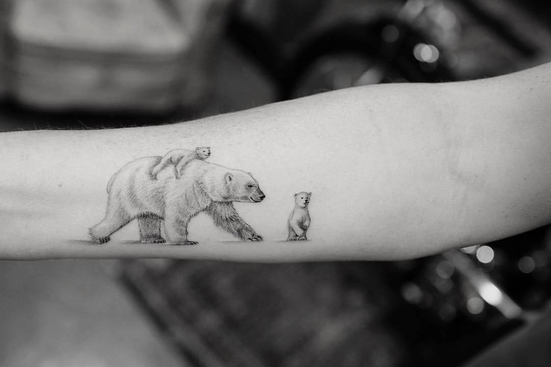 15 Realistic Polar Bear Tattoo Designs And Ideas Petpress