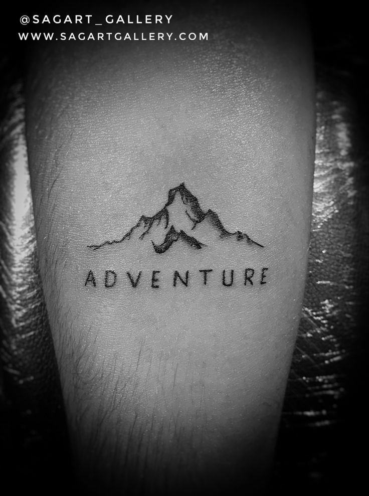 16 Adventure Tattoos That Prove You Re An Explorer Hiking Tattoo