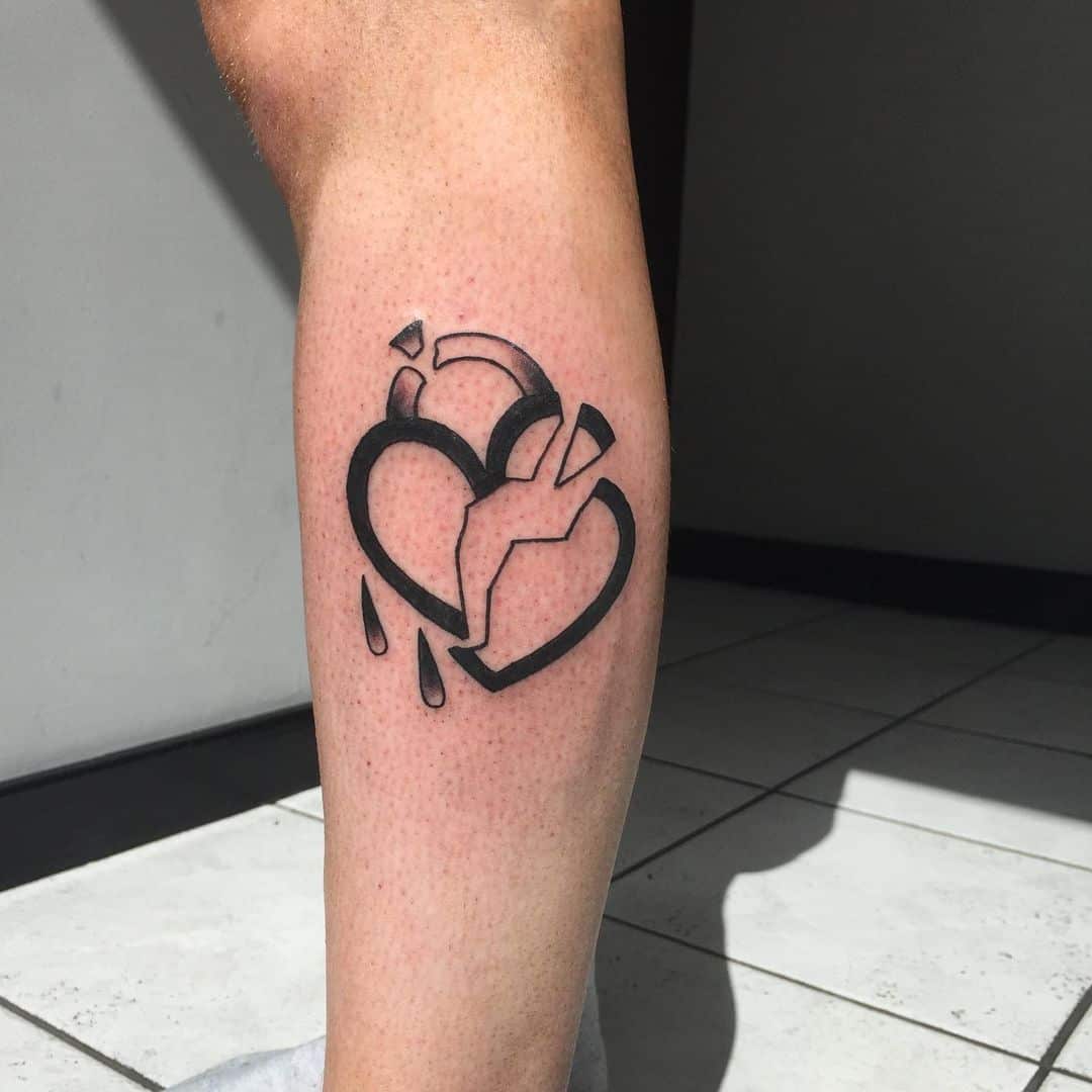 16 Famous Broken Heart Tattoo Ideas Images List Bark