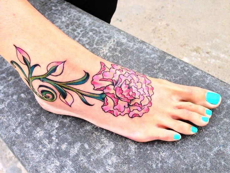 160 Best Carnation Flower Tattoo Designs With Meanings 2019 Tattoo