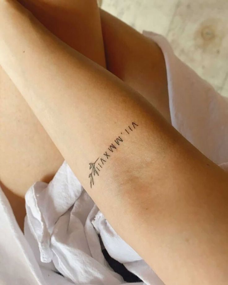 20 Awesome Roman Numeral Tattoo Ideas For Women Mom Amp 39 S Got The Stuff