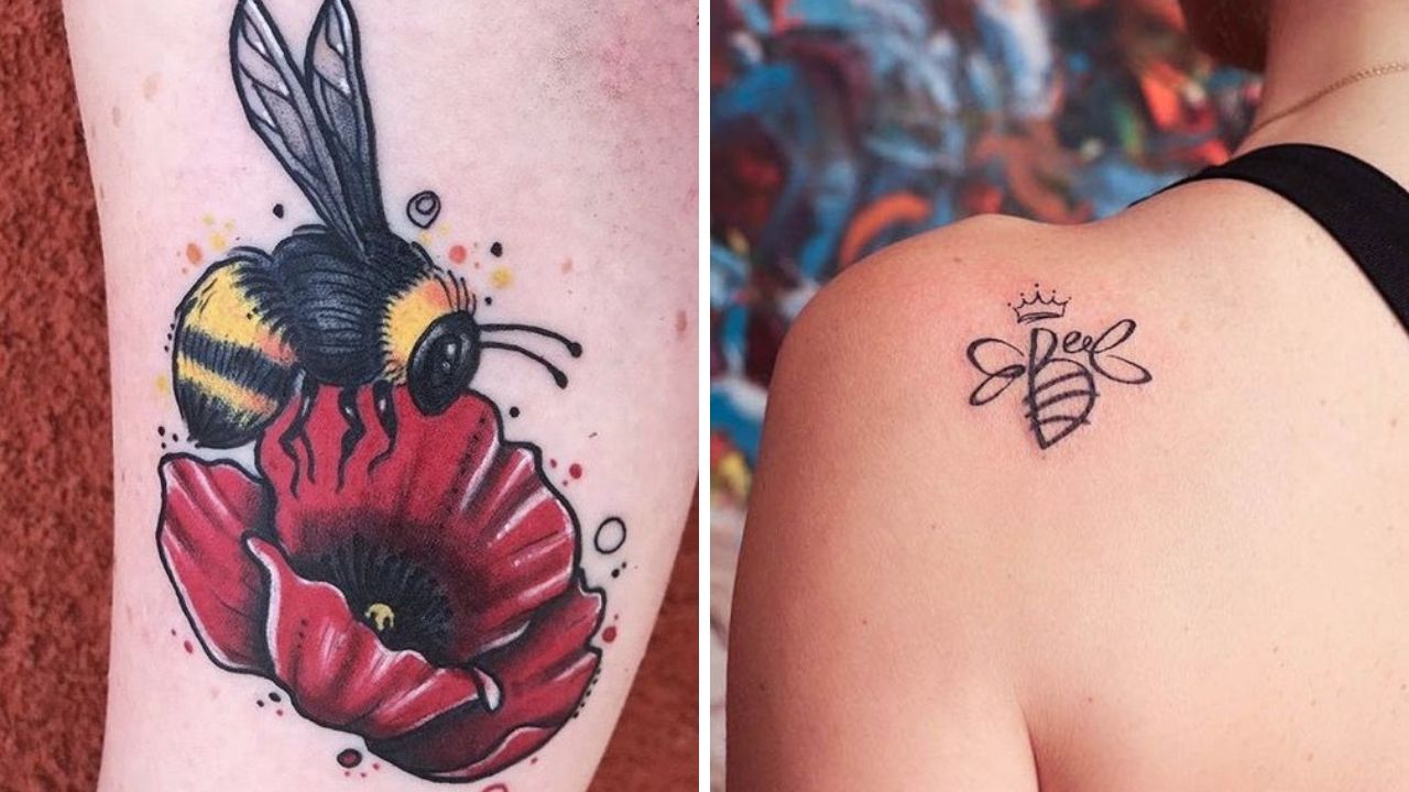 20 Bee Tattoo Designs That Will Bring Your Skin To Life