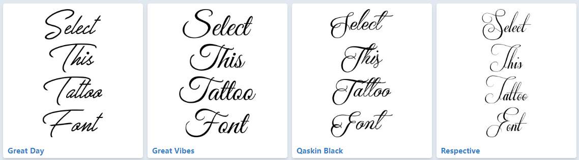 20 Best Tattoo Fonts Choose Your Tattoo Lettering Styles 2023 Fotor