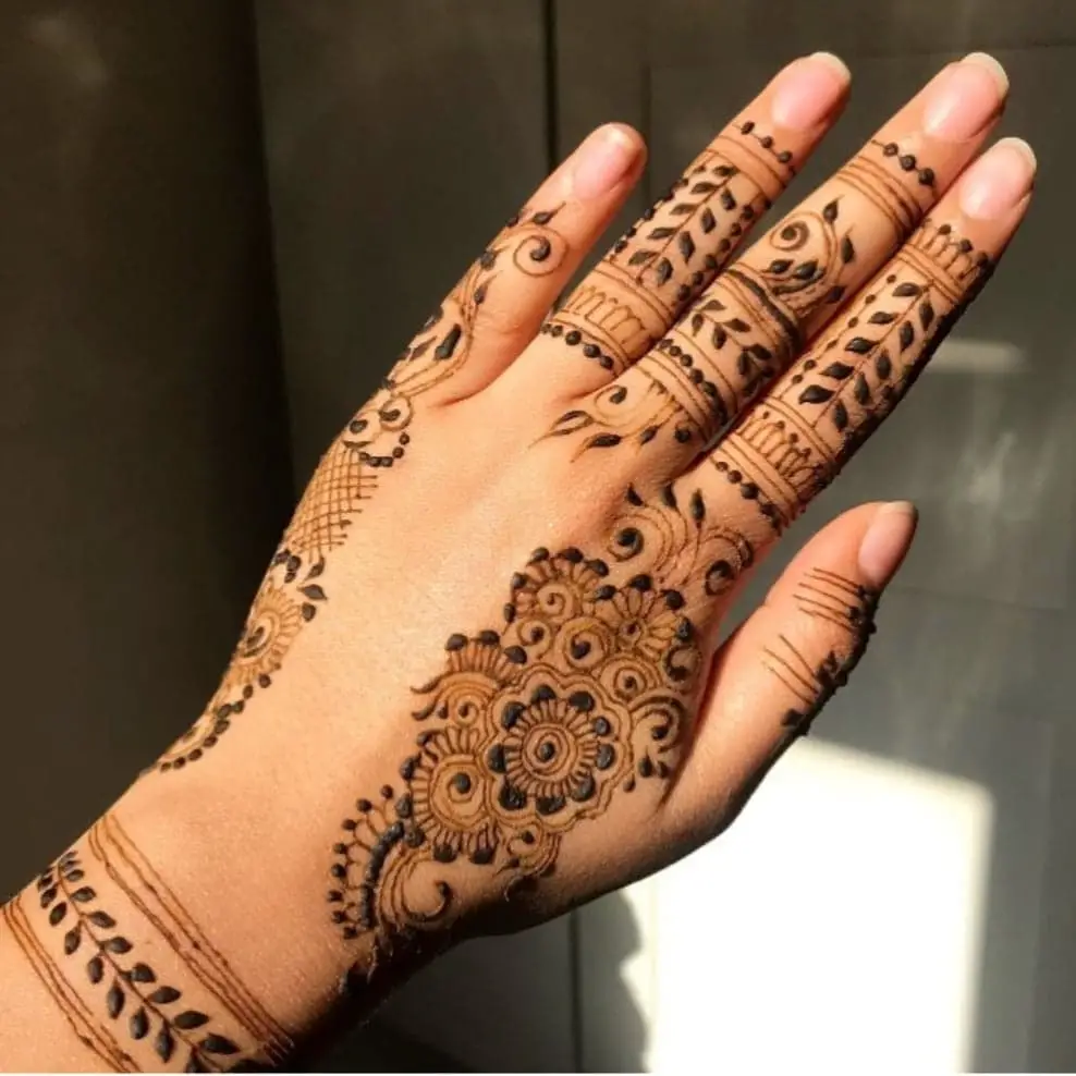 20 Latest Mehndi Designs For Eid 2017 Easy Henna Eid Designs For Girls