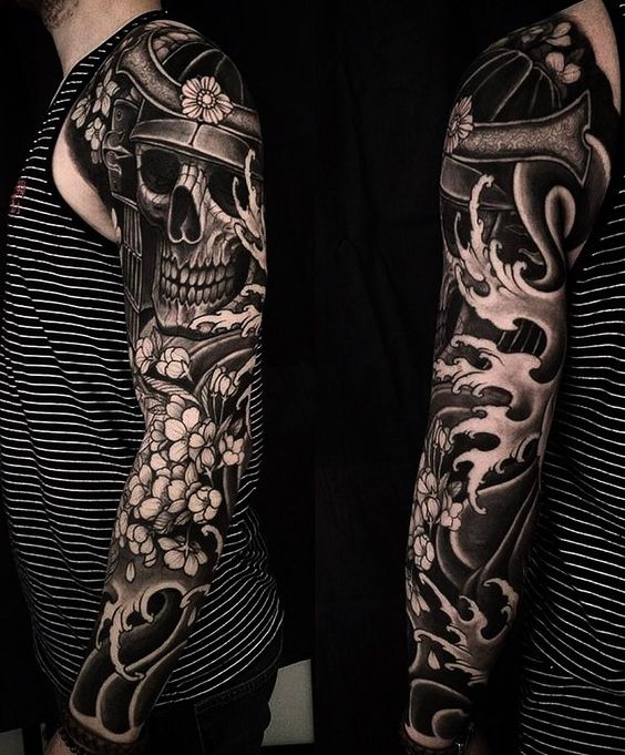 20 Memorable Samurai Sleeve Tattoos