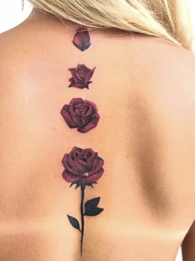 20 Most Beautiful Red Rose Tattoos That Will Make You Fall In Love