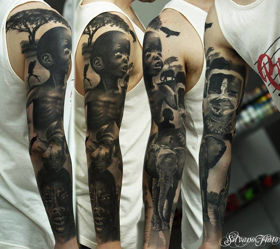 20 Powerful Africa Tattoos Tattoodo