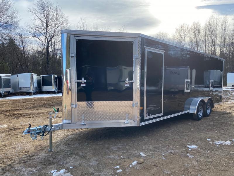 2024 Stealth Trailers 7X22 Enclosed 3 4 Place Snowmobile Trailer W