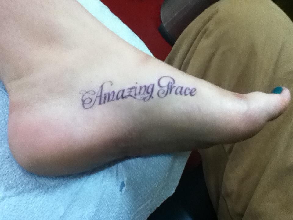 21 Amazing Grace Tattoo Designs Ideas Grace Tattoos Tattoo Designs