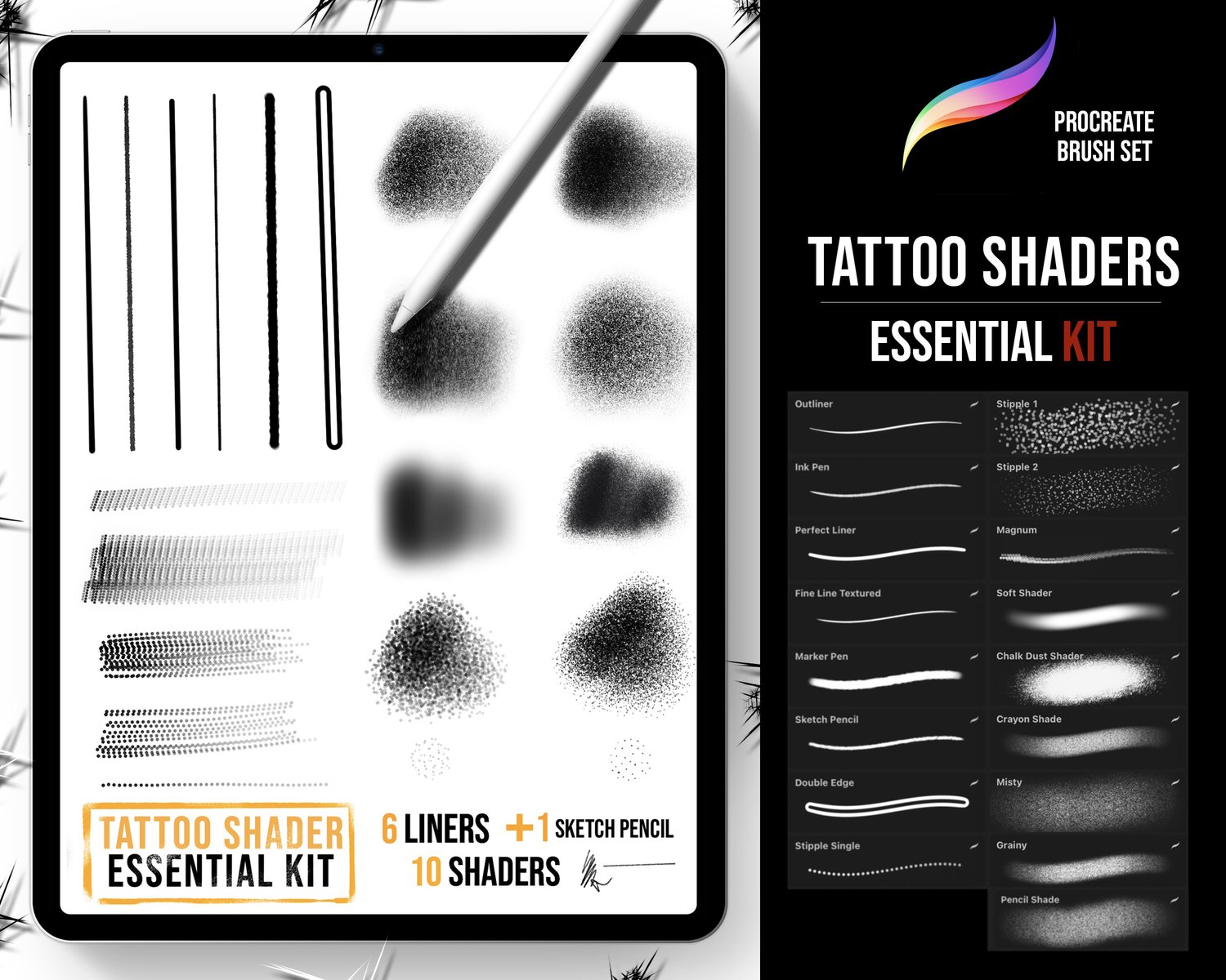 21 Best Procreate Tattoo Brushes Worth Downloading