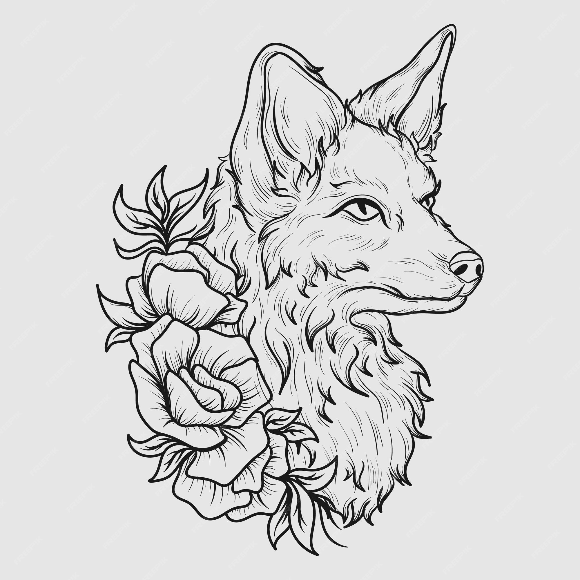 21 Fox Tattoo Designs Ideas Design Trends Premium Psd Vector