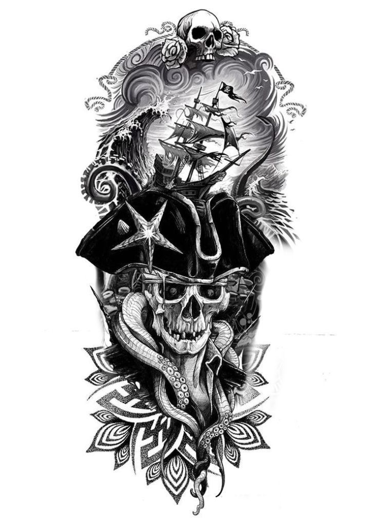 235 Remarkable Pirate Tattoos Ideas For Men And Women 2022