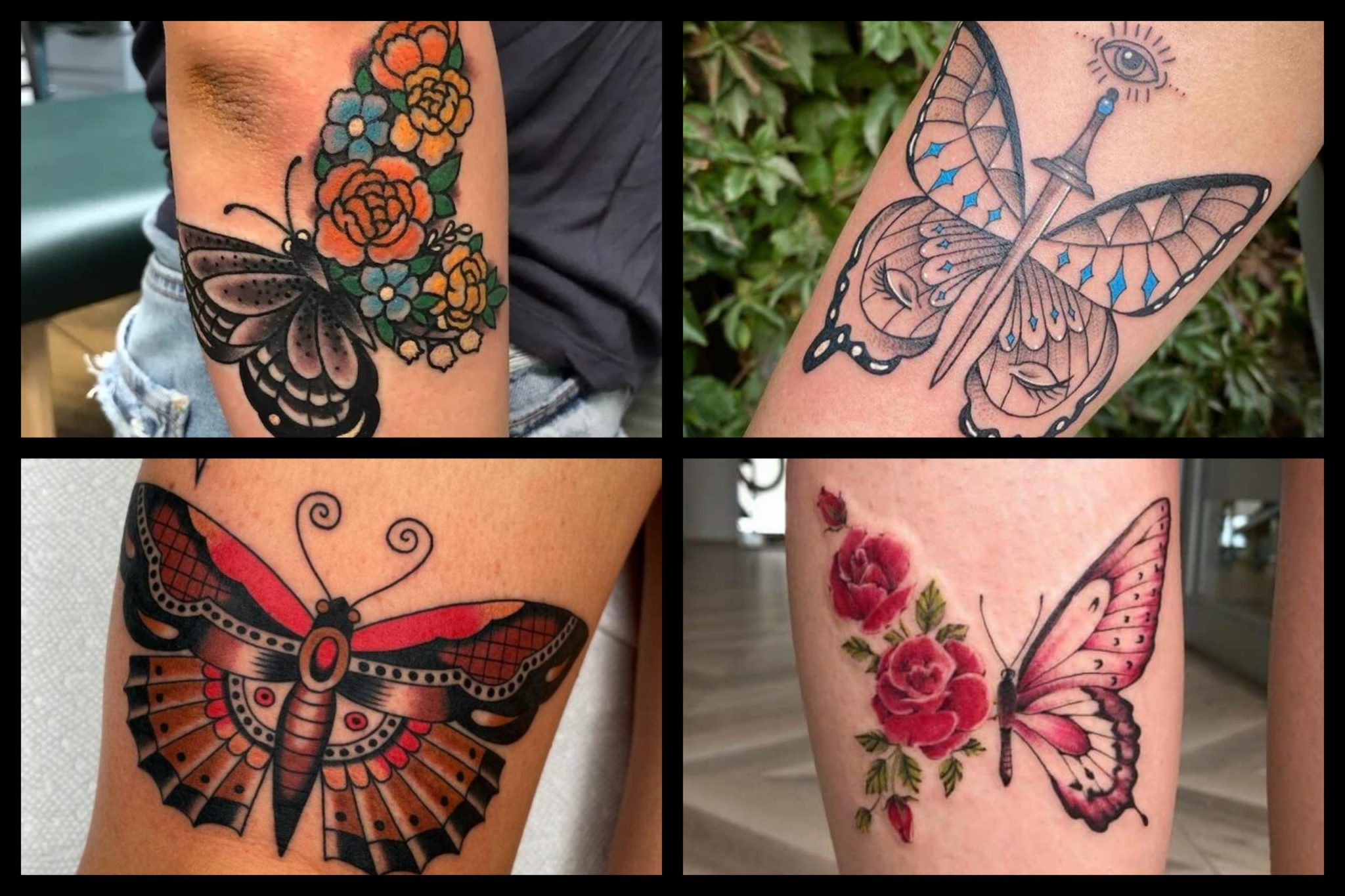 25 Beautiful Butterfly Tattoo Designs Entibuzz