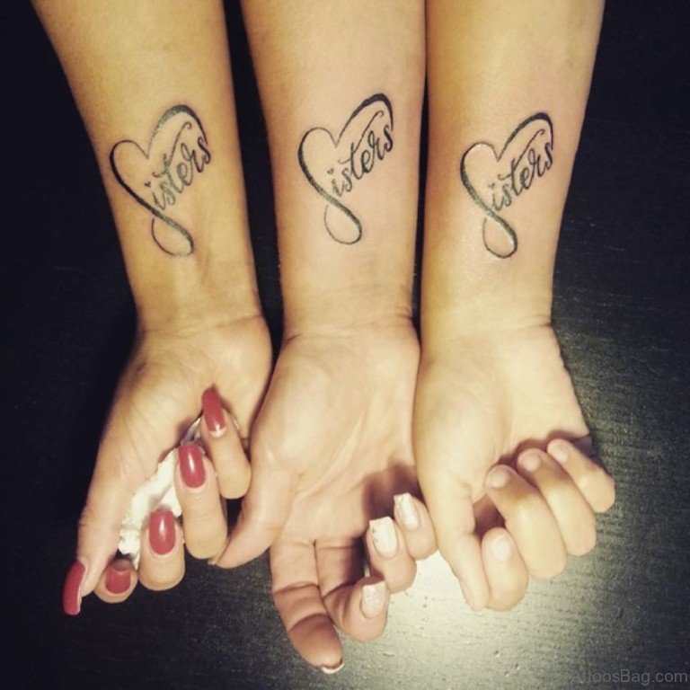 25 Splendid Sister Tattoos On Wrist