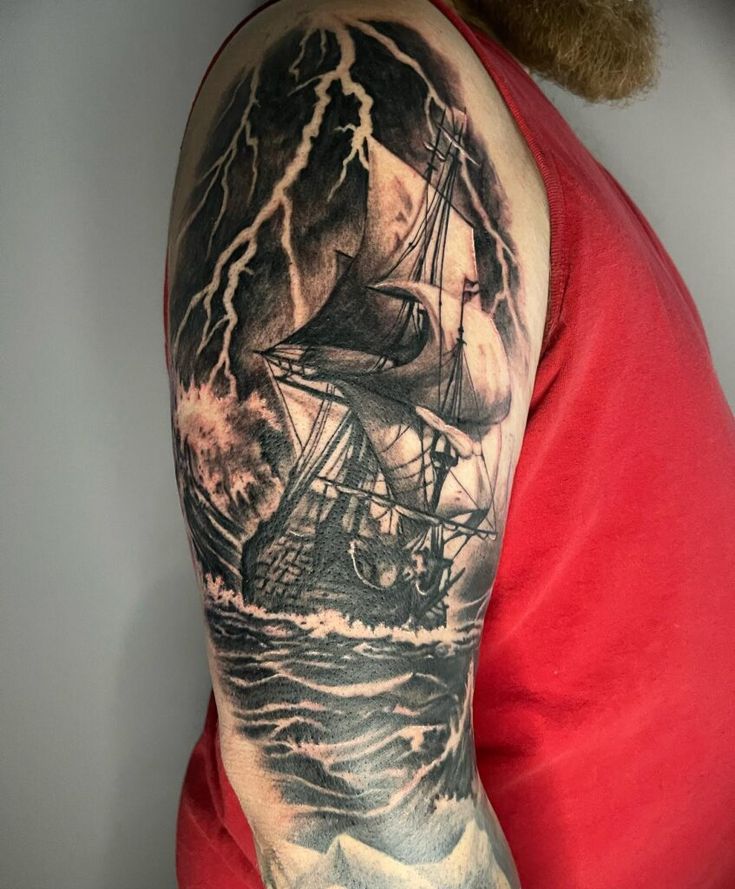 26 Amazing Storm Tattoo Ideas In 2022 Updated October Storm Tattoo