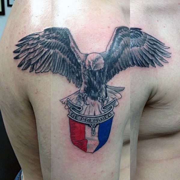 30 Amazing Eagle Scout Tattoo Designs For Men