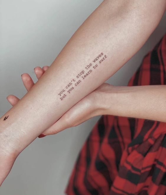 30 Awesome Quote Tattoos That Will Make You Stop And Think In 2023