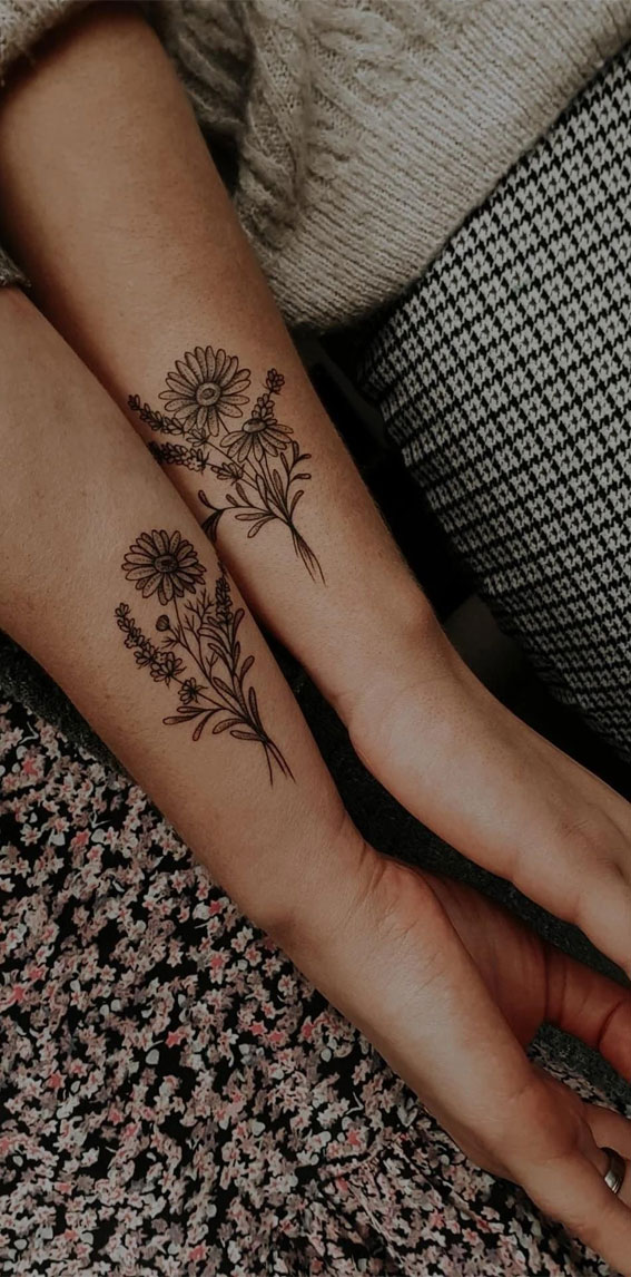 30 Beautiful Flower Tattoo Ideas Small Flower Bicep Tattoo I Take You Wedding Readings