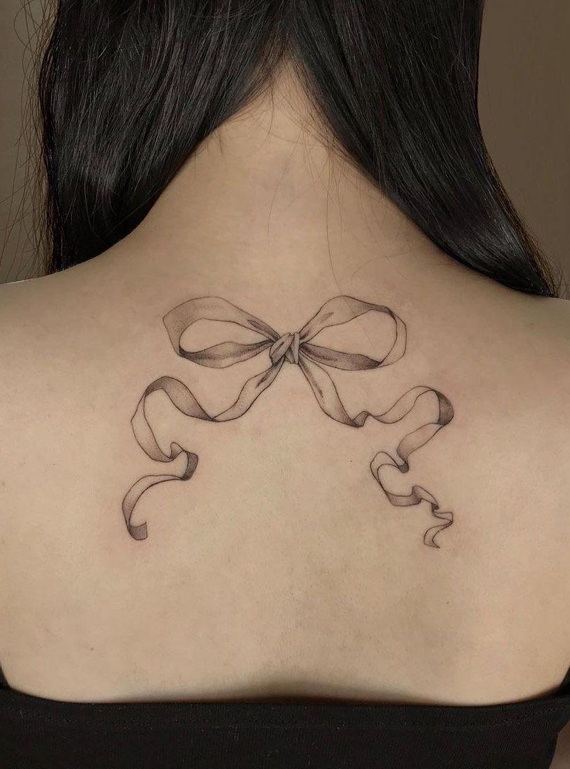 30 Beautiful Ribbon Tattoos You Must Love Xuzinuo