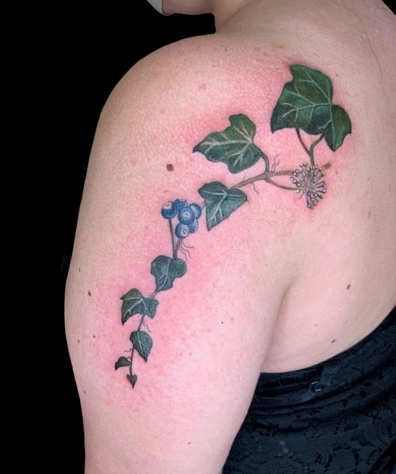 30 Pretty Ivy Tattoos Improve Your Temperament Style Vp Page 26