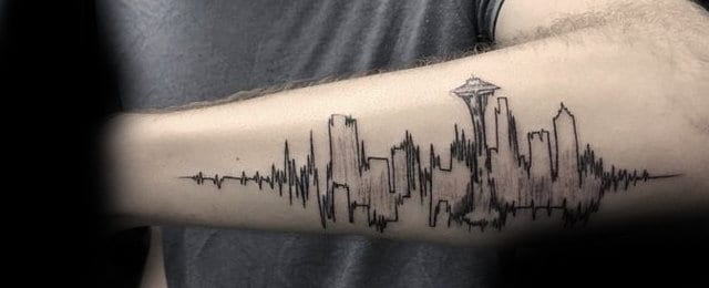 30 Seattle Skyline Tattoo Designs 2023 Inspiration Guide