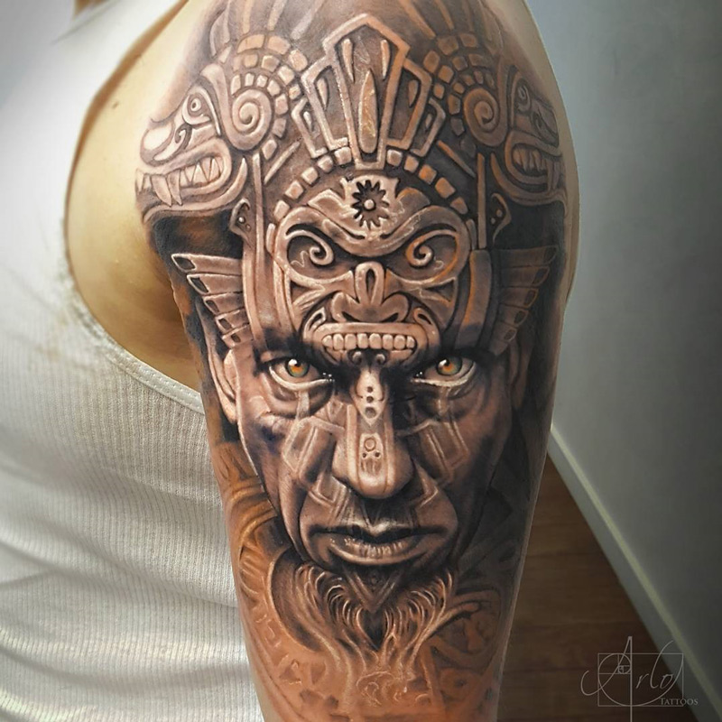 35 Aztec Tattoo Ideas For The Warrior In You Inspirationfeed