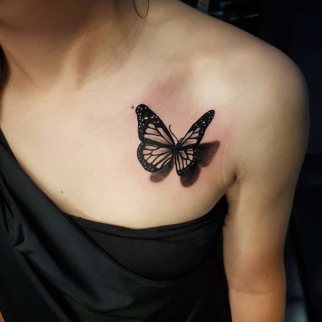 3D Butterfly Tattoo Butterfly Tattoo Designs 3D Butterfly Tattoo