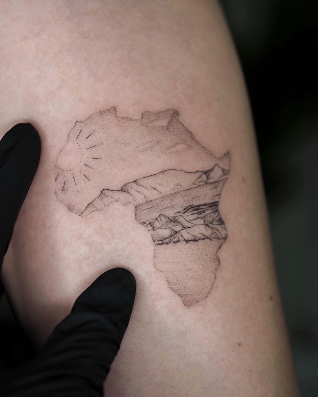 40 Africa Tattoo Ideas To Capture The Beauty Of The Continent