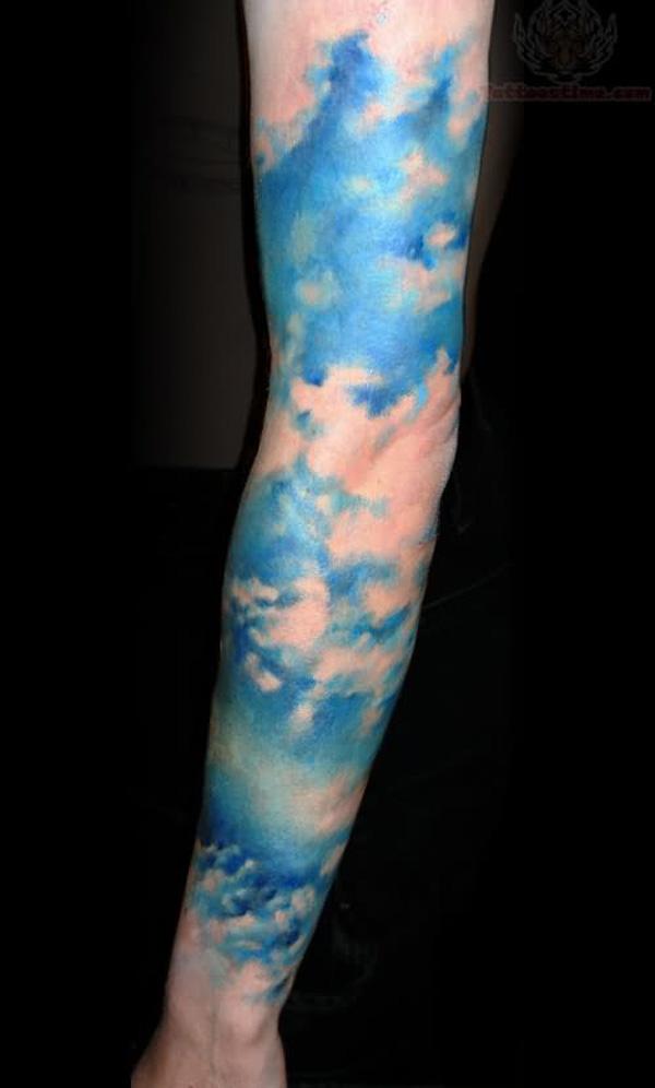 40 Awesome Cloud Tattoo Designs Projects To Try Cloud Tattoo Sky