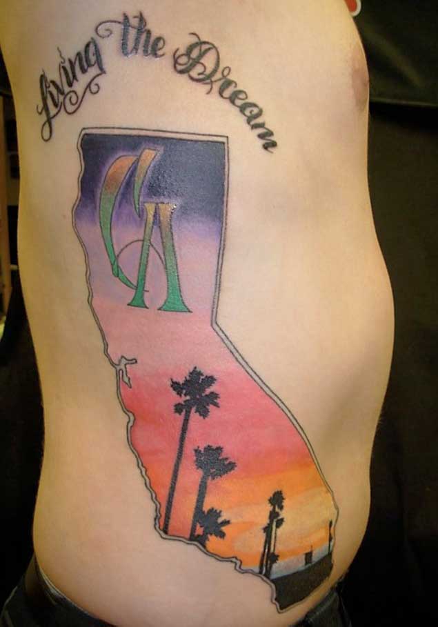 40 Breathtaking State Of California Tattoos Tattooblend