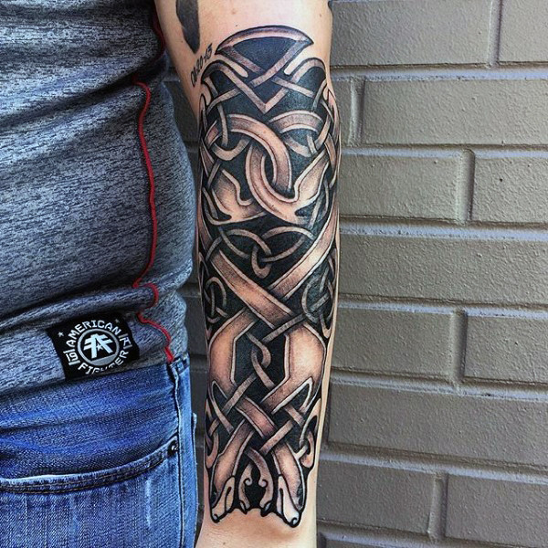 40 Celtic Sleeve Tattoo Designs For Men Manly Ink Ideas