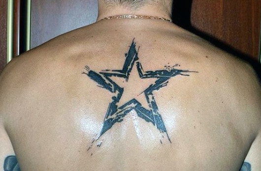 40 Star Tattoos For Men Luminous Inspiration And Designs