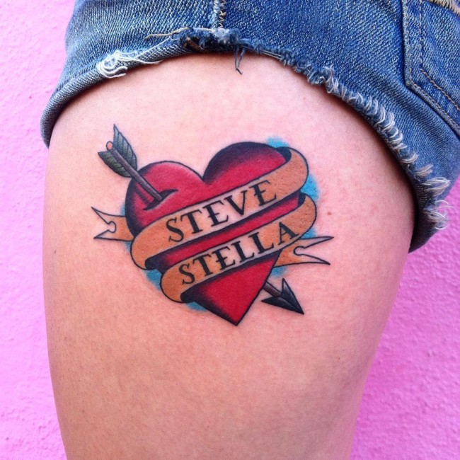 40 Sweet Heart Tattoo Designs And Meaning True Love