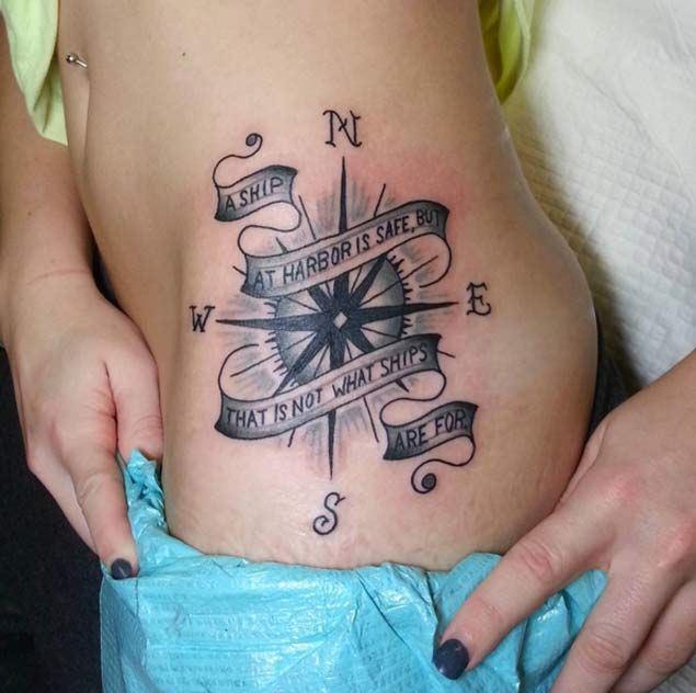 42 Friggin Amazing Compass Tattoos Tattooblend