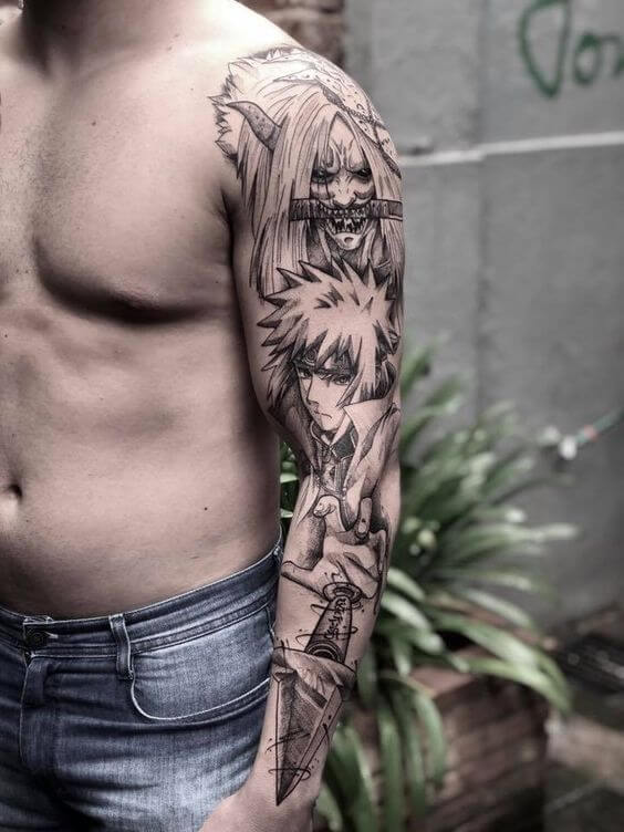 43 Stunning Anime Tattoo Design Ideas Ideas