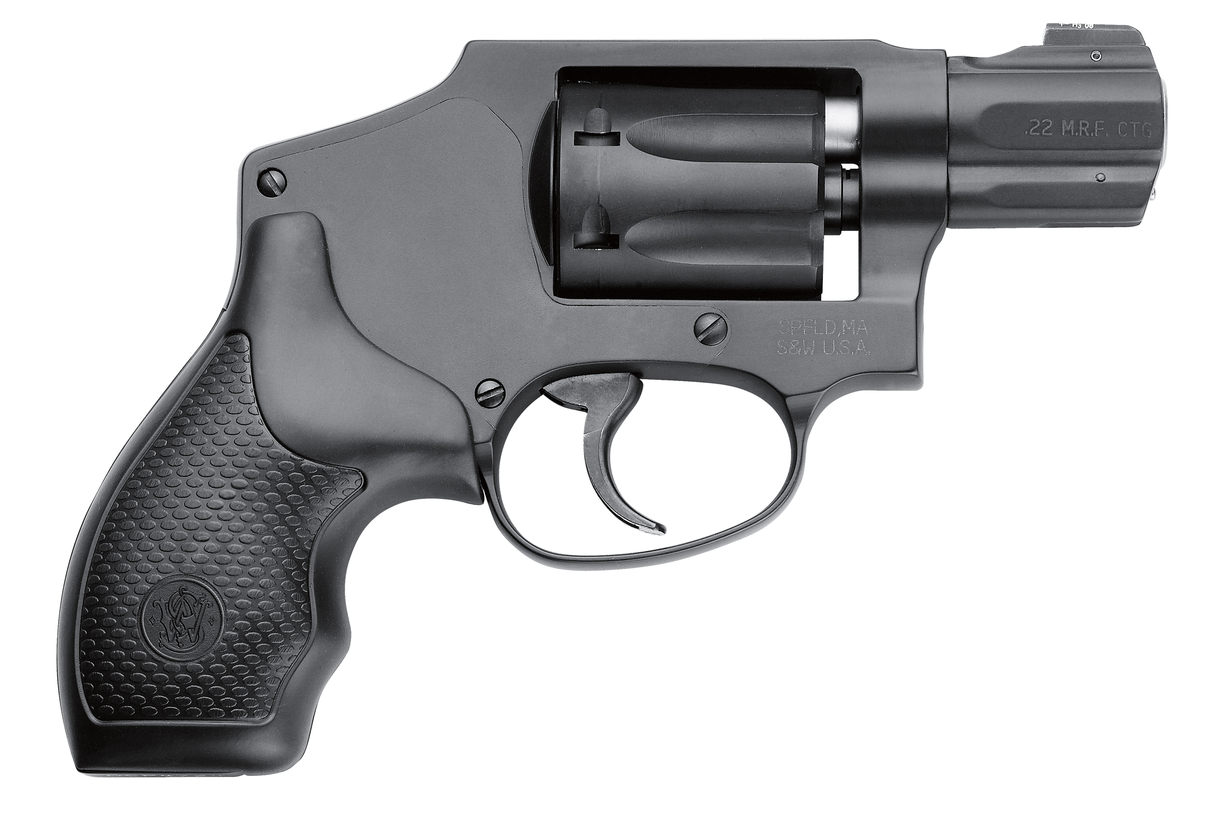 44 Magnum Revolver Black