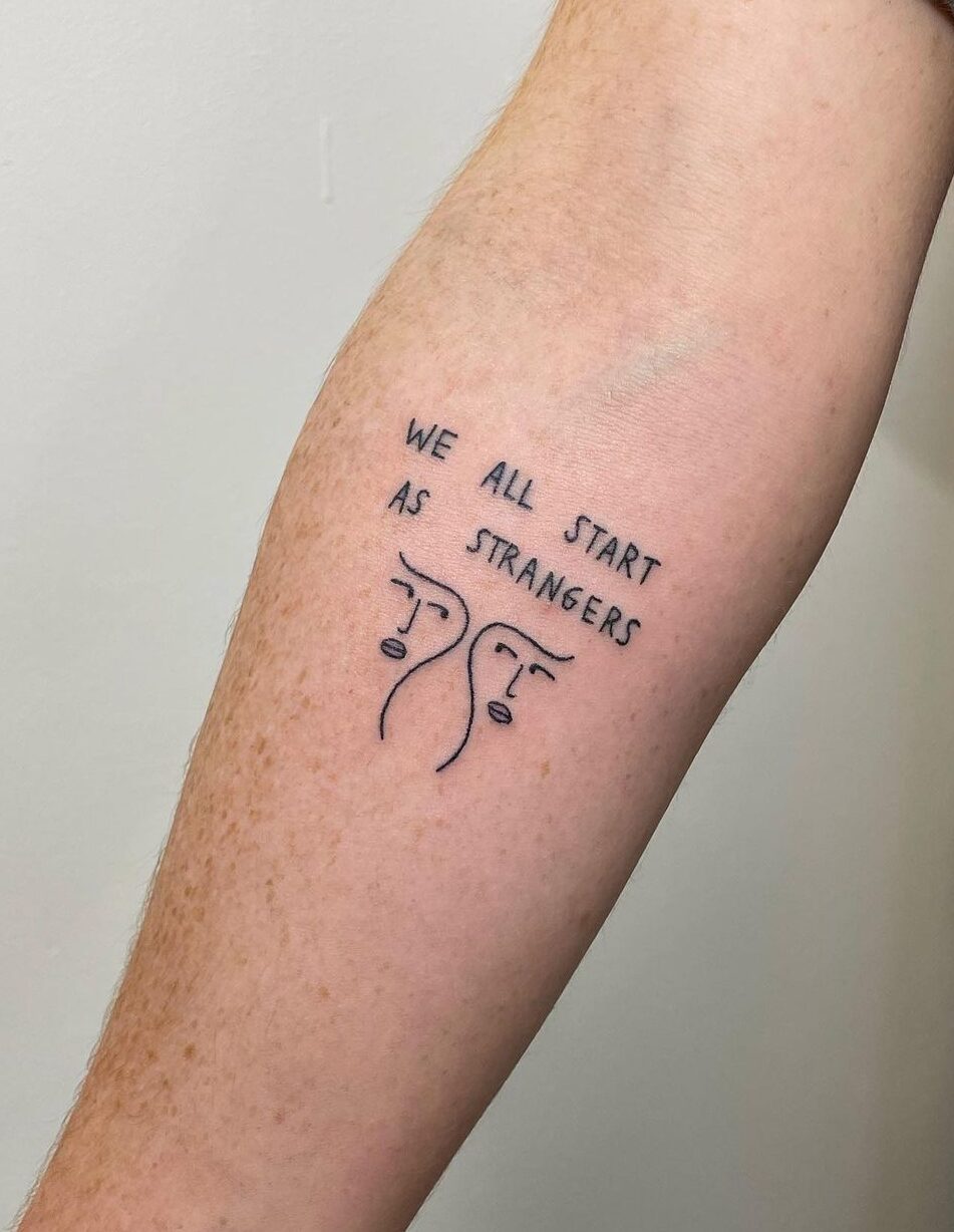 44 Meaningful Quote Tattoos To Memorize Your Special Moments Hairstyle