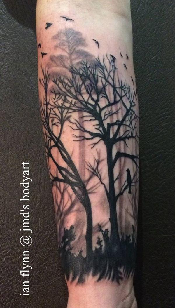 45 Inspirational Forest Tattoo Ideas Cuded Forest Tattoos Tattoos