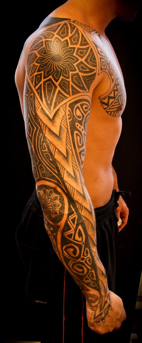 48 Coolest Polynesian Tattoo Designs Sleeve Tattoo Designs And