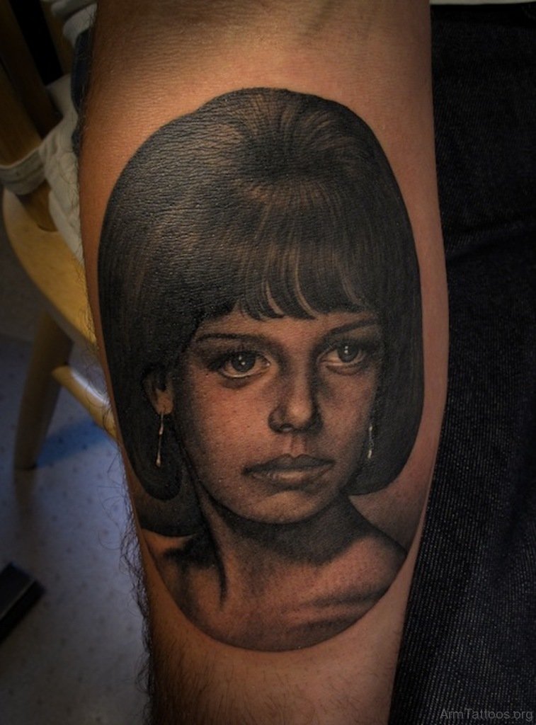 49 Elegant Portrait Tattoo Designs For Arm Arm Tattoo Pictures